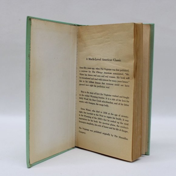 The Virginian Western Novel Owen Wister Pocket Book 1972 Hardcover - Picture 8 of 10